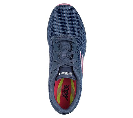 GO GOLF EAGLE - RANGE, NAVY/PINK Footwear Top View