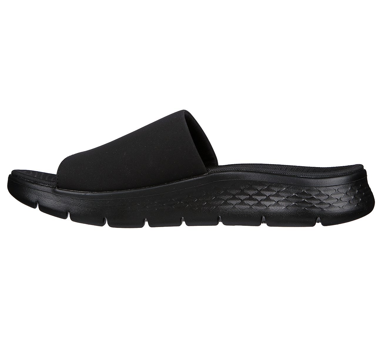 GO WALK FLEX SANDAL - OMURA, BBLACK Footwear Left View