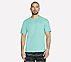 SKECH-BREEZE SLUB POCKET T-SHIRT, WHITE SAPPHIRE Apparel Lateral View