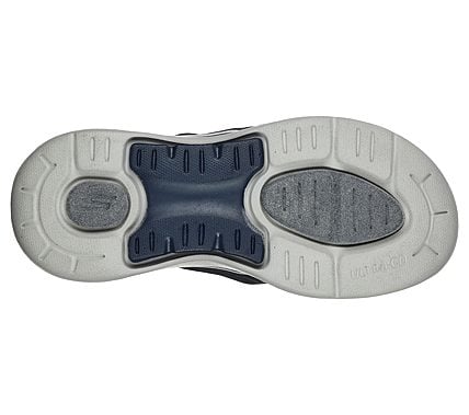 GO WALK ARCH FIT SANDAL - AST, NAVY/GREY Footwear Bottom View