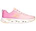 GO RUN SWIRL TECH SPEED, PINK/ORANGE Footwear Lateral View