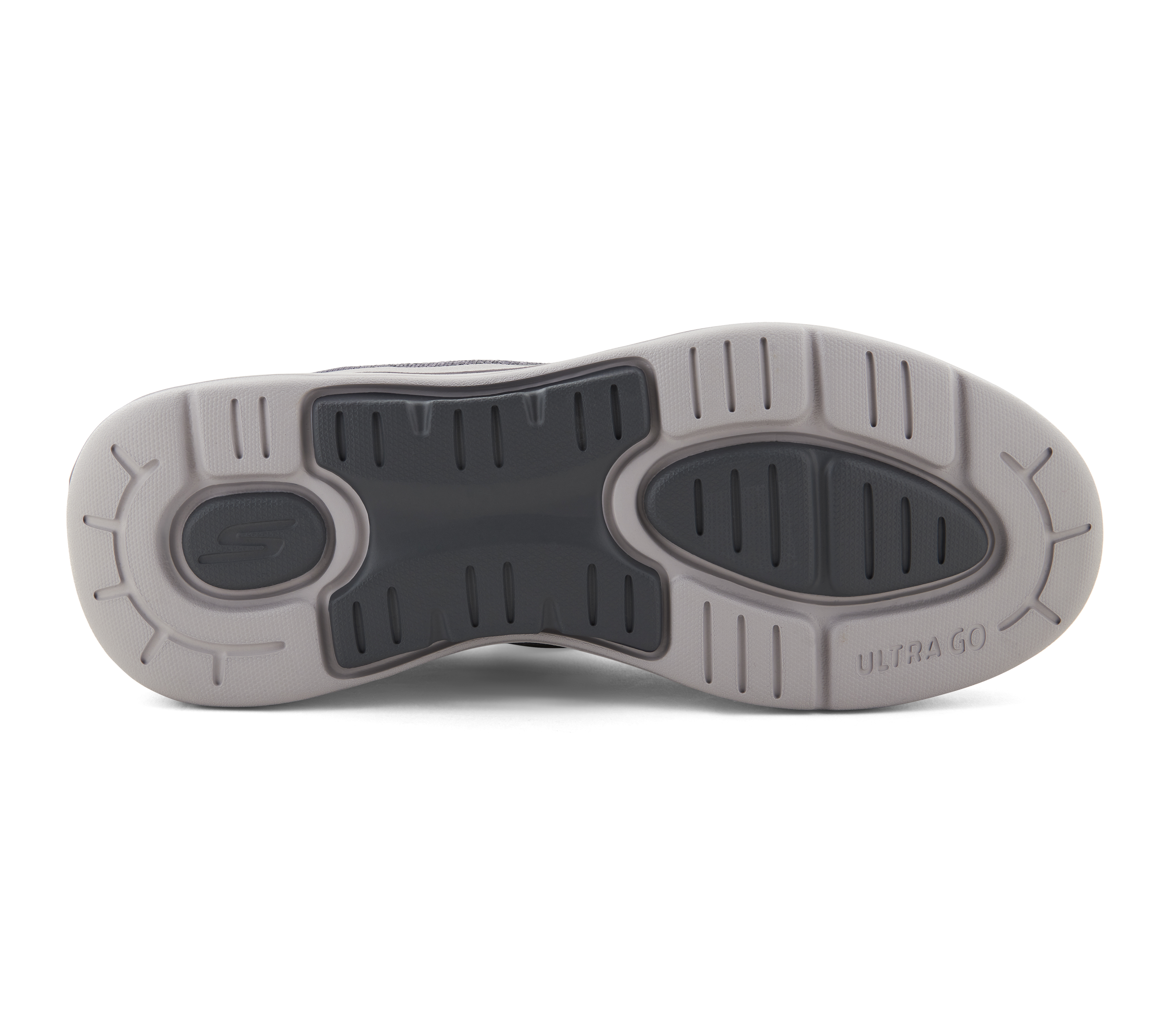 GO WALK ARCH FIT - SKY VAULT, GREY Footwear Bottom View
