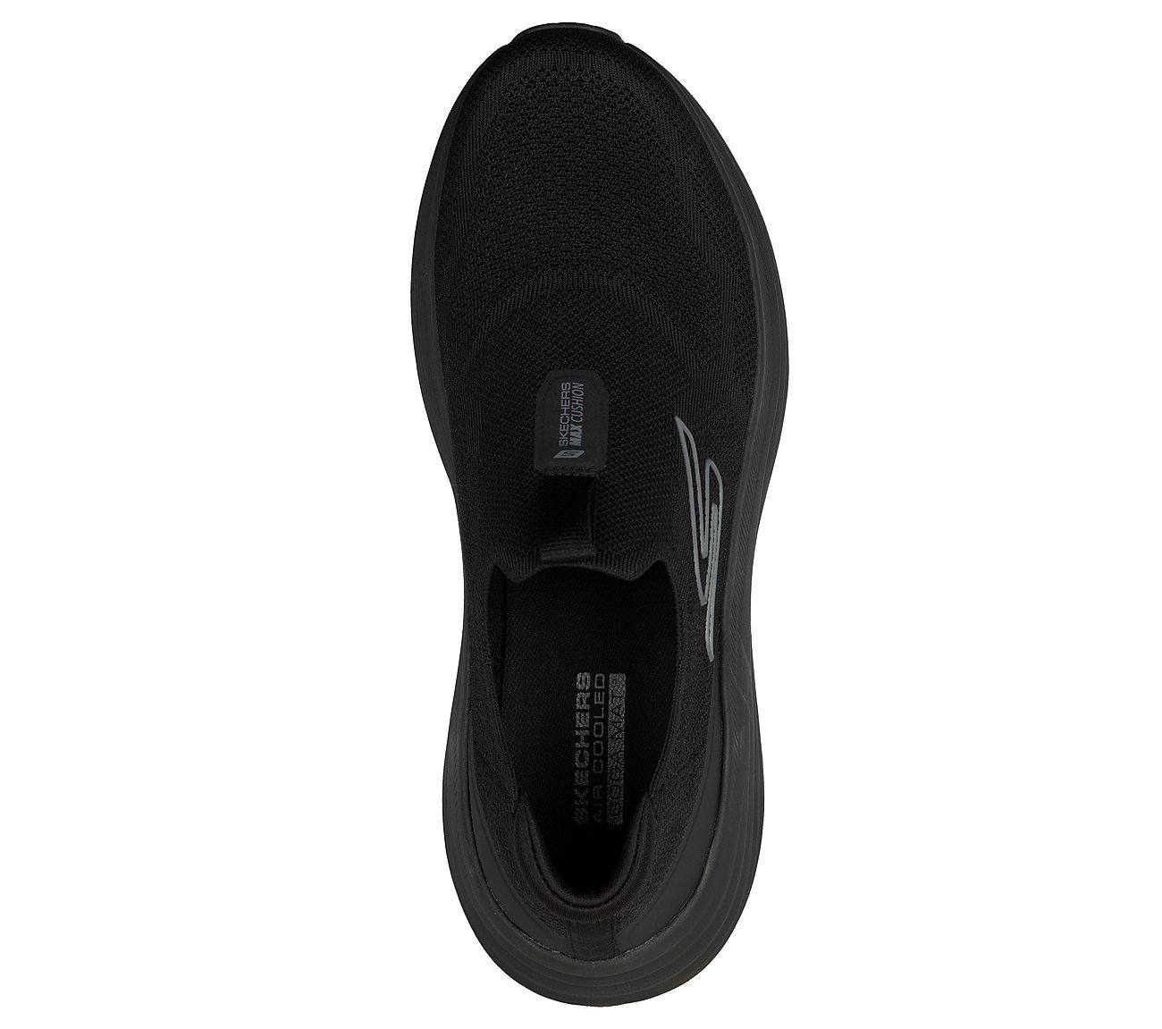 MAX CUSHIONING ENDEAVOUR - SA, BLACK Footwear Top View