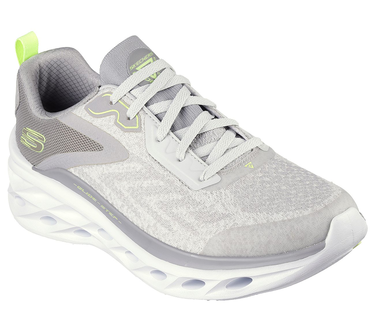 GLIDE-STEP SWIFT - TURNTIDE, GREY/LIME Footwear Right View