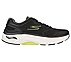 MAX CUSHIONING ARCH FIT - SWI, BLACK/LIME Footwear Lateral View