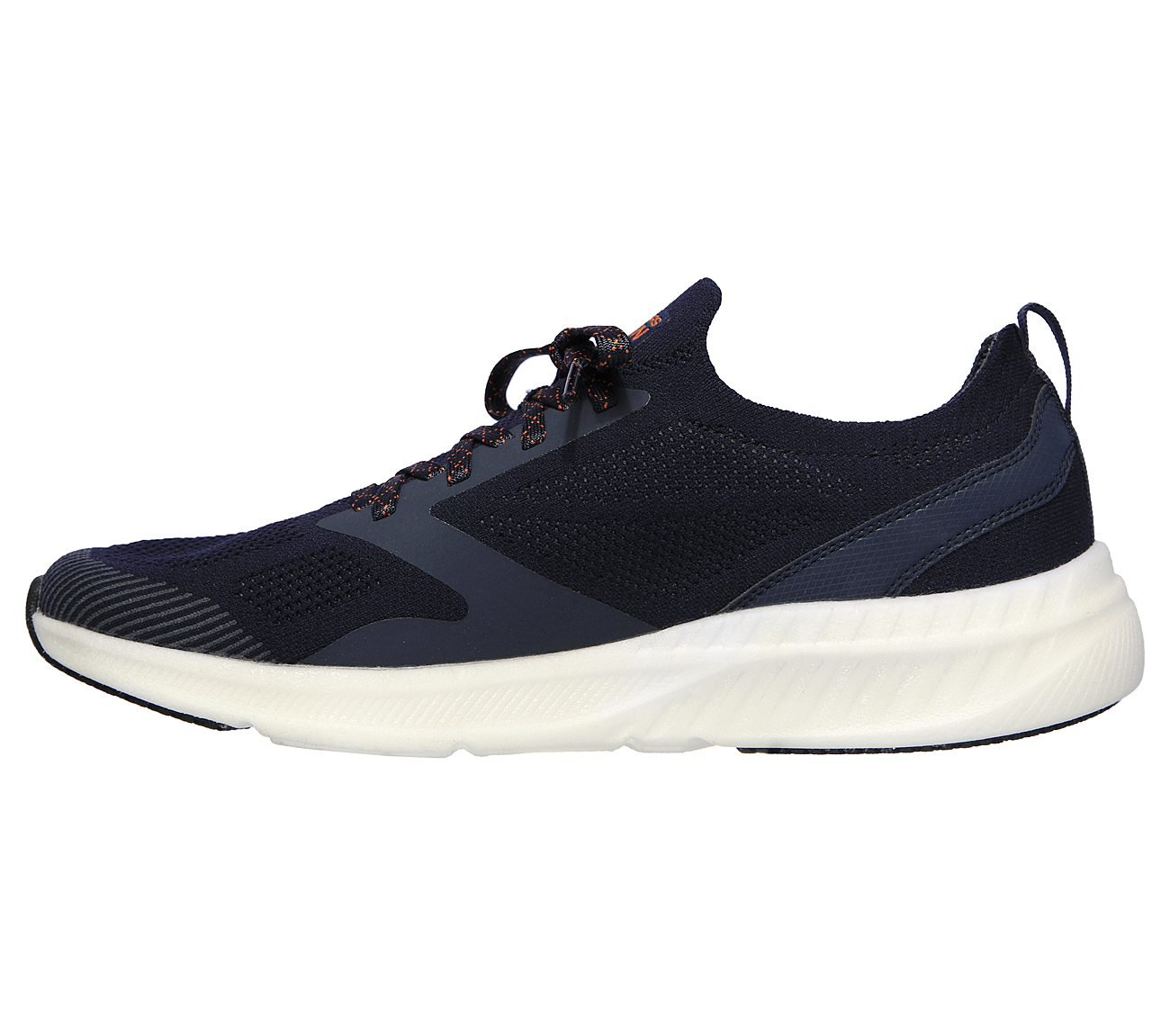 GO RUN HYPER BURST, NAVY/ORANGE Footwear Left View