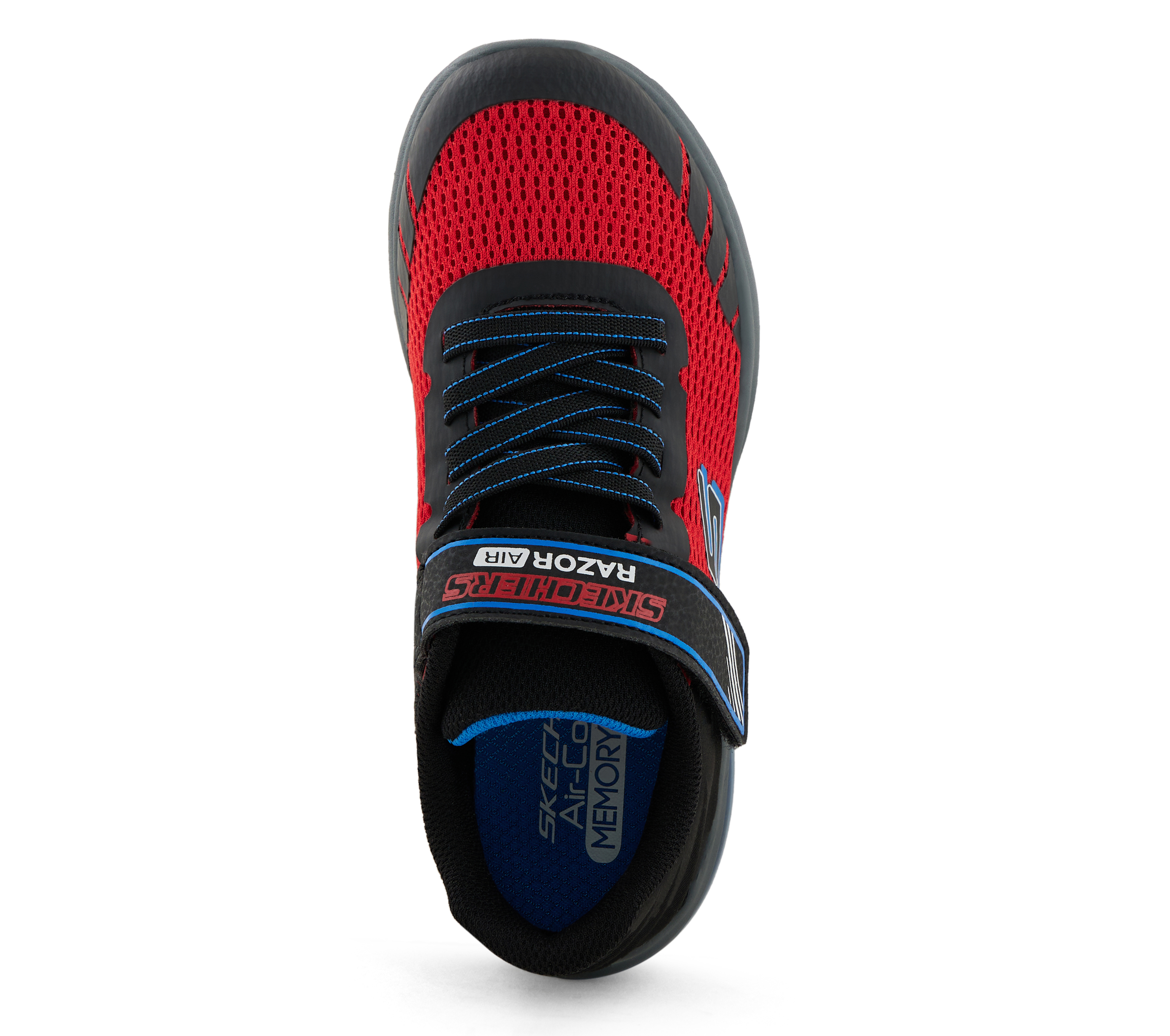 RAZOR FLEX AIR, RED/BLACK Footwear Top View