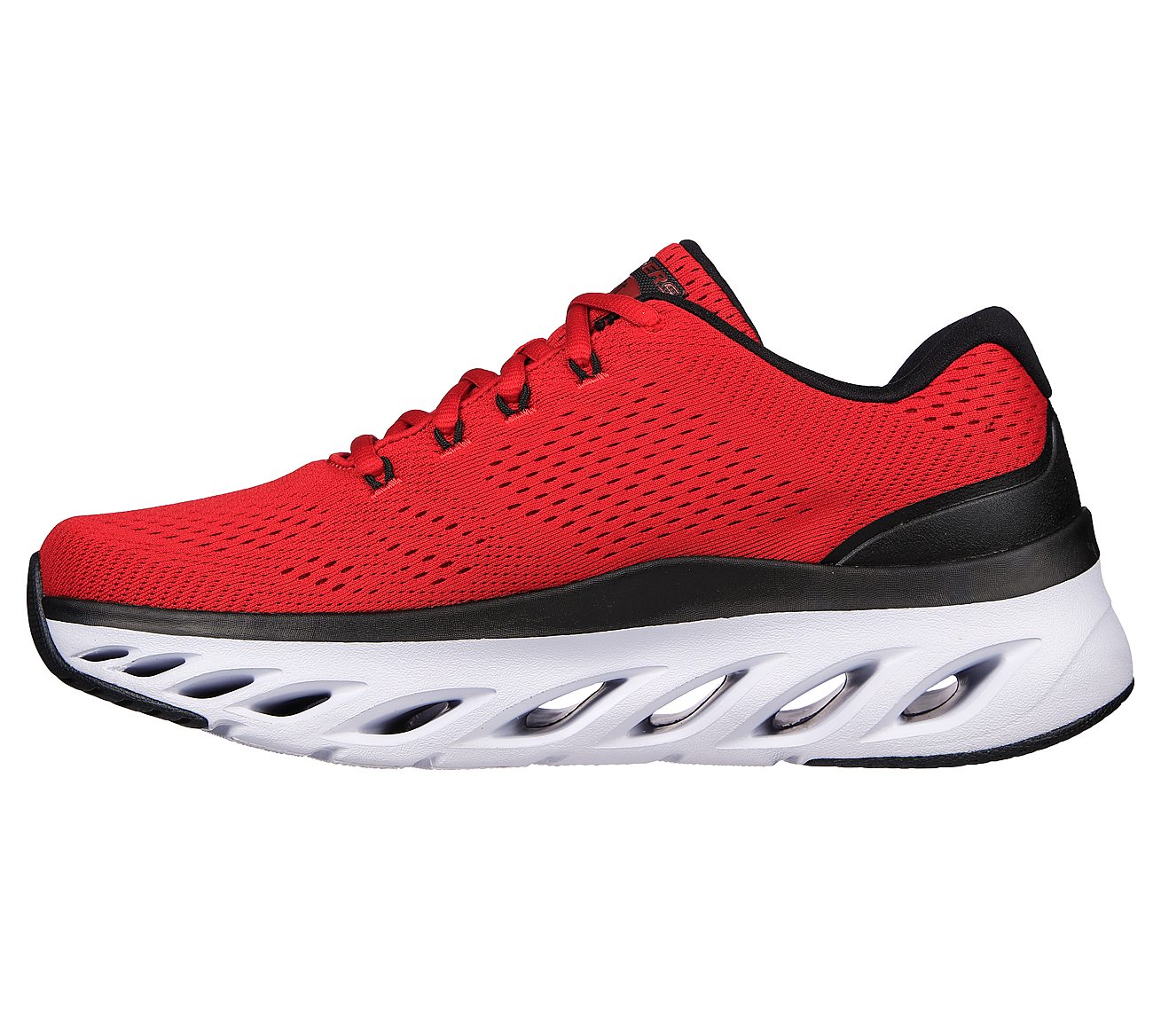 ARCH FIT GLIDE-STEP, RED/BLACK Footwear Left View
