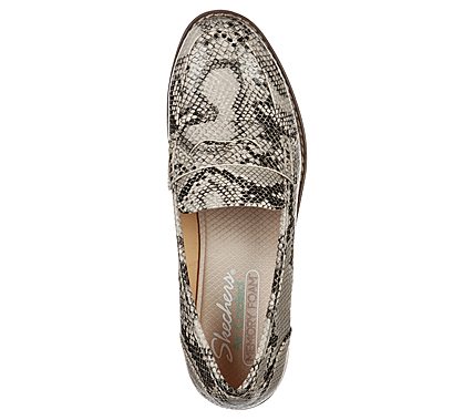 LALA - SLY, NATURAL/BLACK Footwear Top View