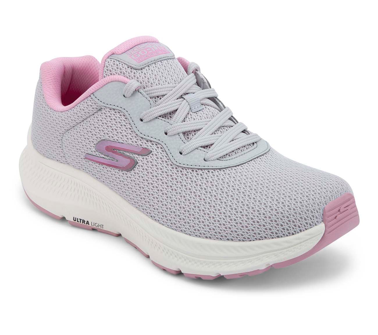 GO RUN CONSISTENT 2, GREY/PINK Footwear Right View