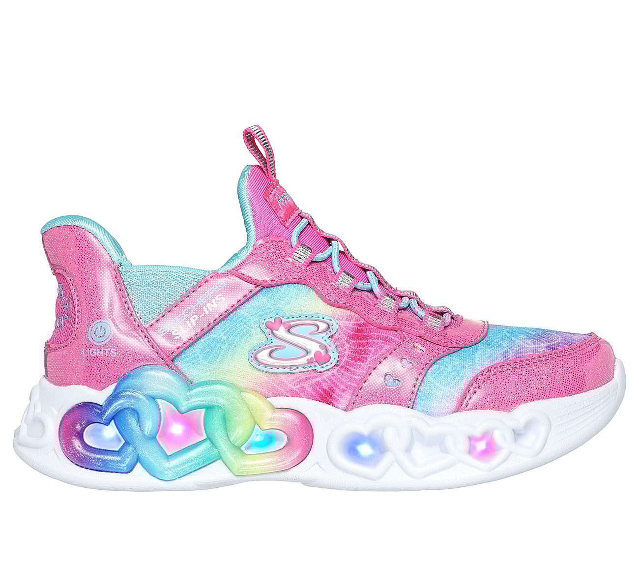INFINITE HEART LIGHTS - ETERN, PINK/MULTI Footwear Right View