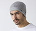 SKECHERS SELF DESIGN BEANIE, GRAY