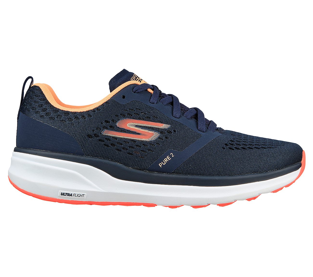 PURE 2, NAVY/ORANGE Footwear Lateral View