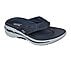 GO WALK ARCH FIT SANDAL - AST, NAVY/GREY Footwear Lateral View