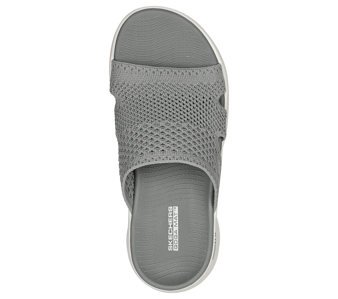 GO WALK FLEX SANDAL - ELATION, GREY Footwear Top View