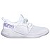 GO RUN FAST - QUICK STEP, WHITE/LAVENDER Footwear Lateral View
