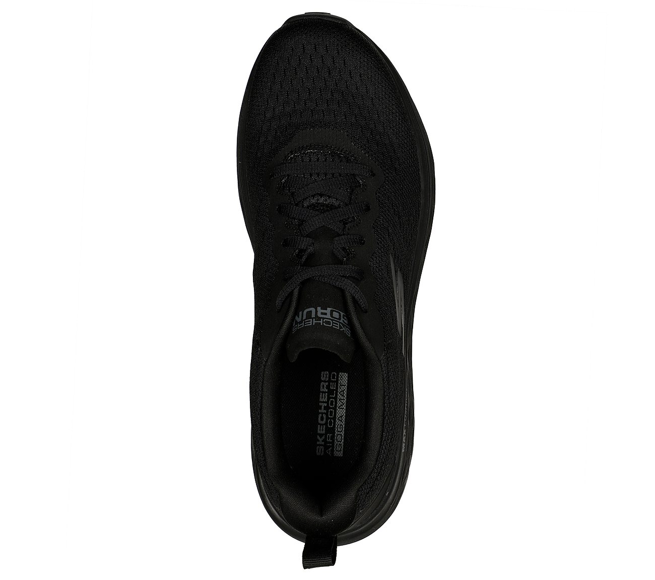 MAX CUHIONING DELTA -SPEED UP, BBLACK Footwear Top View