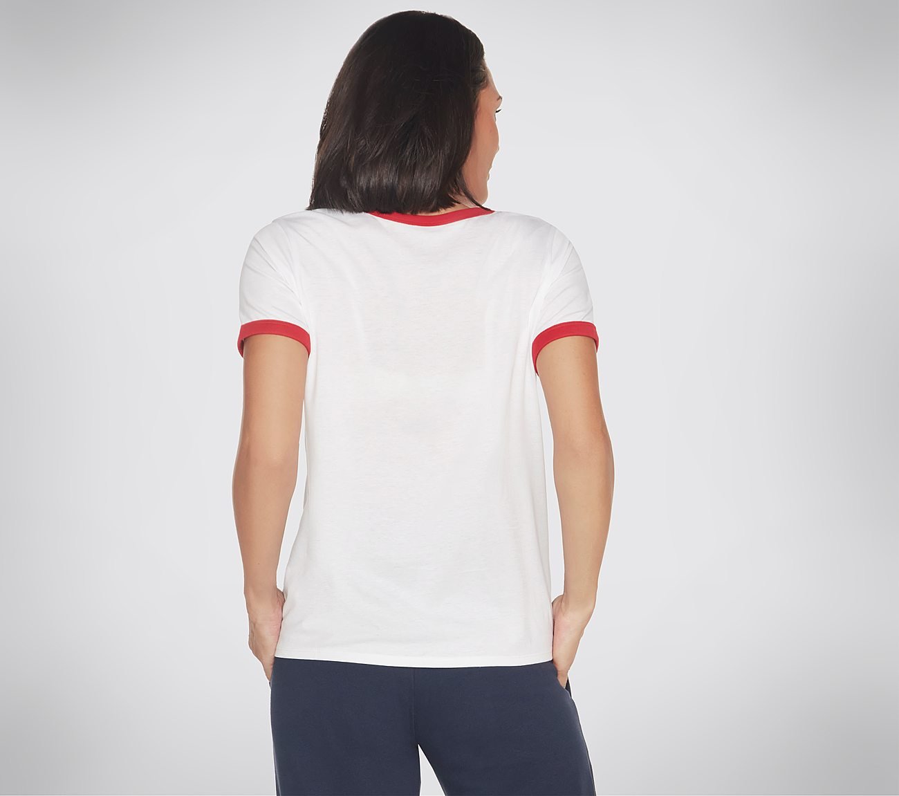 AMERICANA T-SHIRT, WWWHITE Apparels Top View