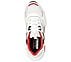 STAMINA AIRY - MOREMI, WHITE/RED Footwear Top View