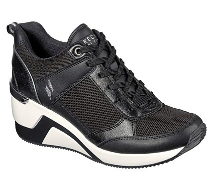 skechers million air up there black