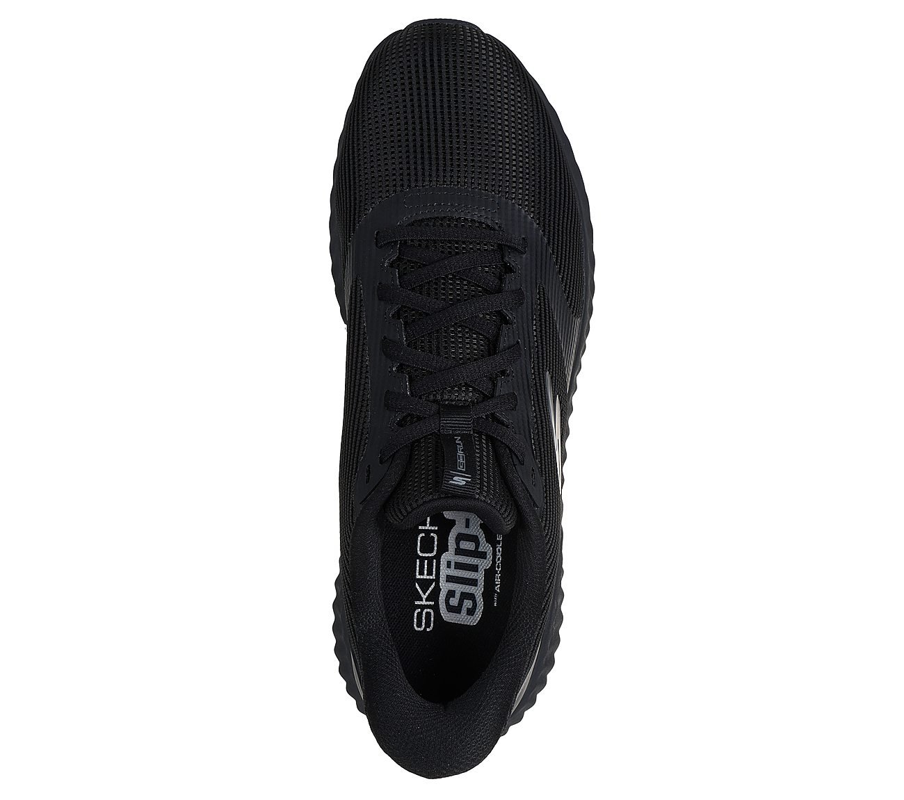 GO RUN NOW - STOVER, BLACK Footwear Top View