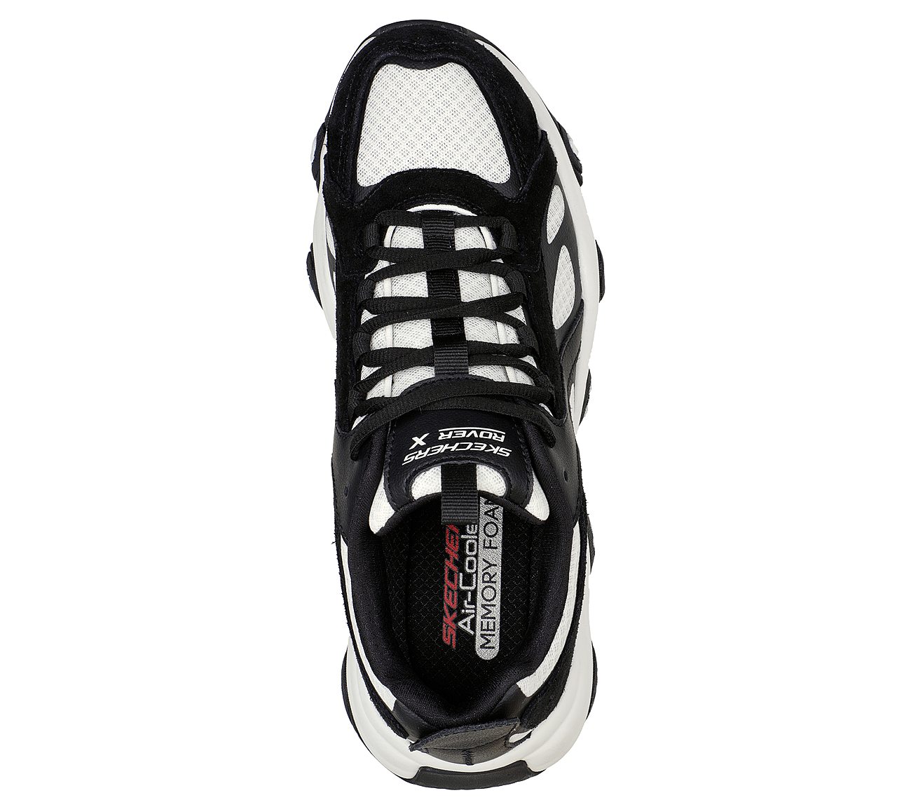 ROVER X, BLACK/WHITE Footwear Top View
