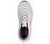 MAX CUSHIONING SUSPENSION - H, LIGHT GREY/PINK Footwear Top View