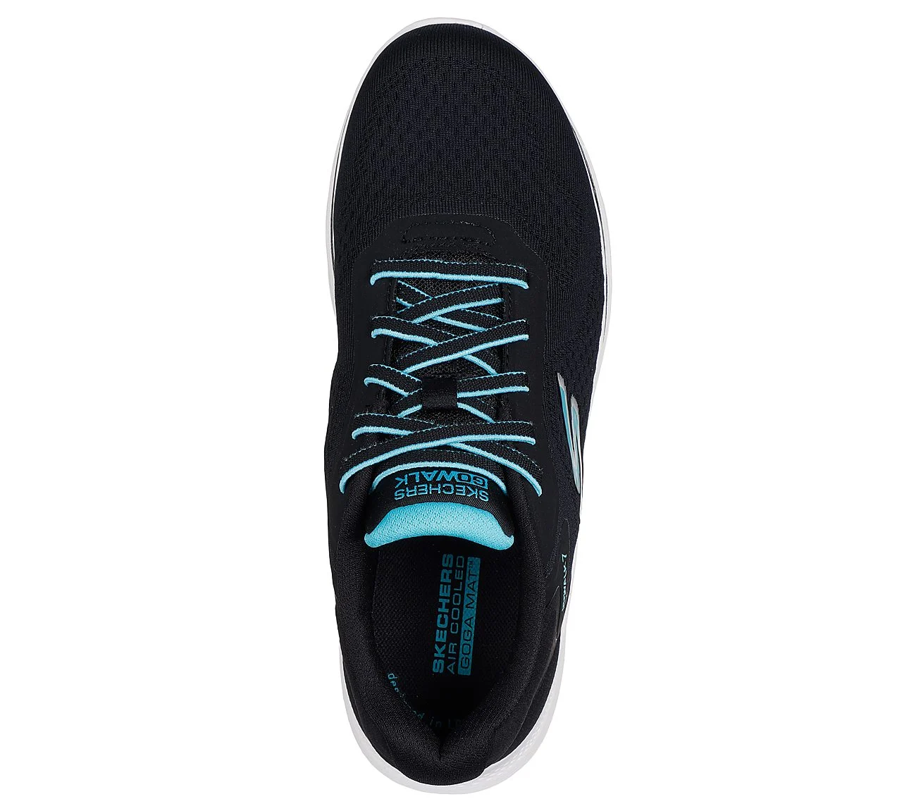 GO WALK 7 - COSMIC WAVES, BLACK/TURQUOISE