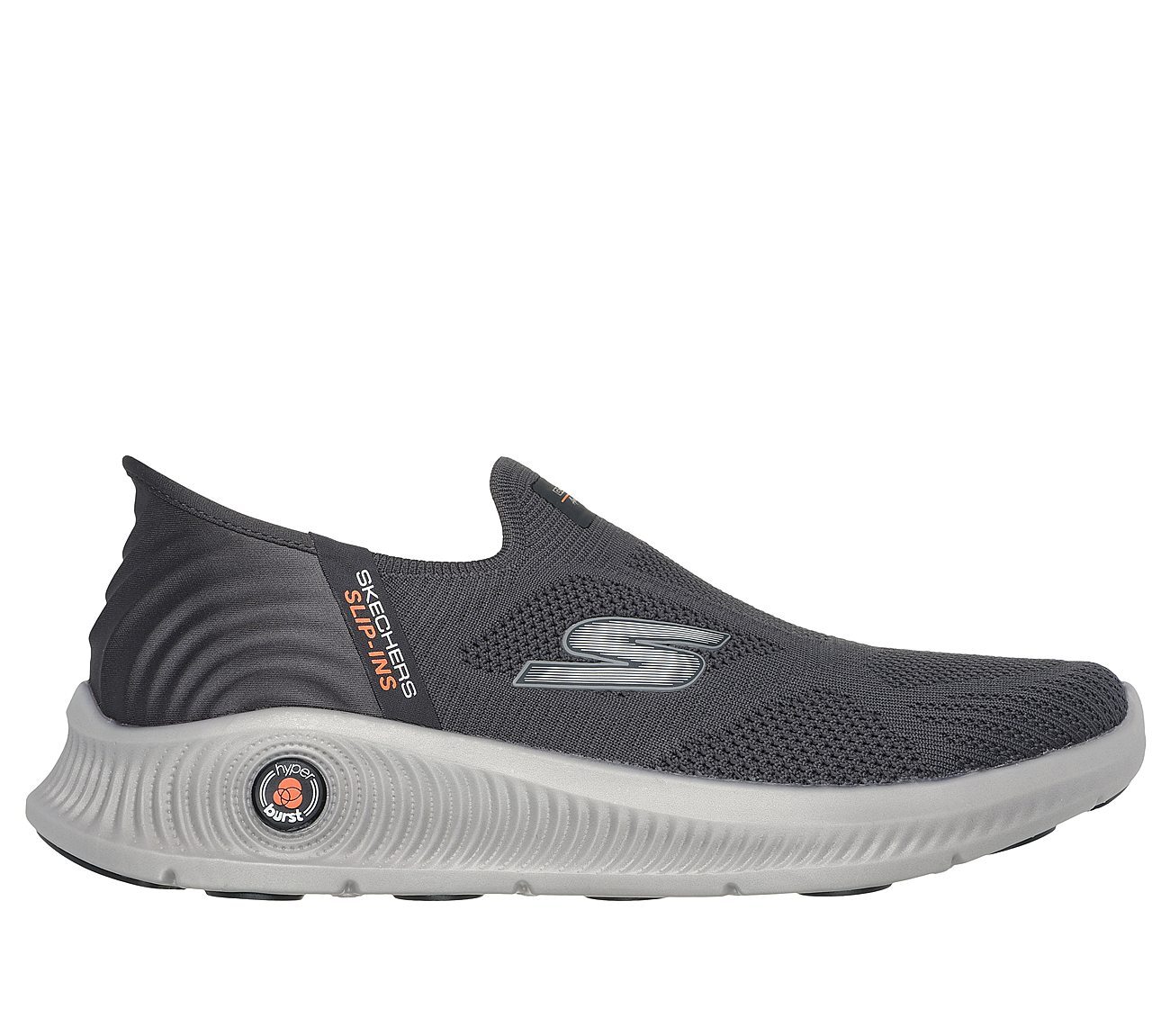 GO WALK ANYWHERE - THE TOURIS, CHARCOAL Footwear Lateral View