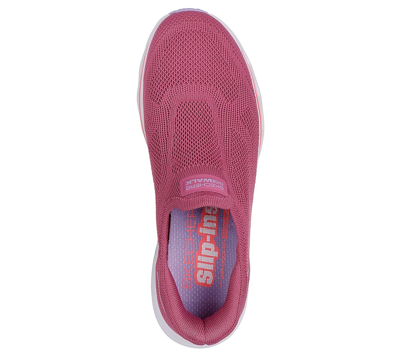 GO WALK GLIDE-STEP 2.0 - ANNE, MAUVE/MULTI Footwear Top View