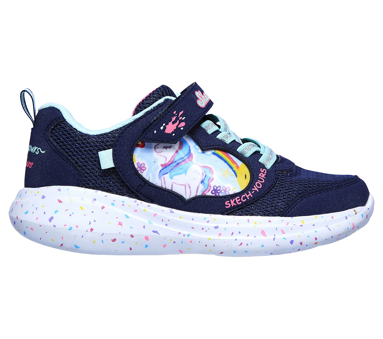 GO RUN FAST - MISS CRAFTY, NNNAVY Footwear Lateral View