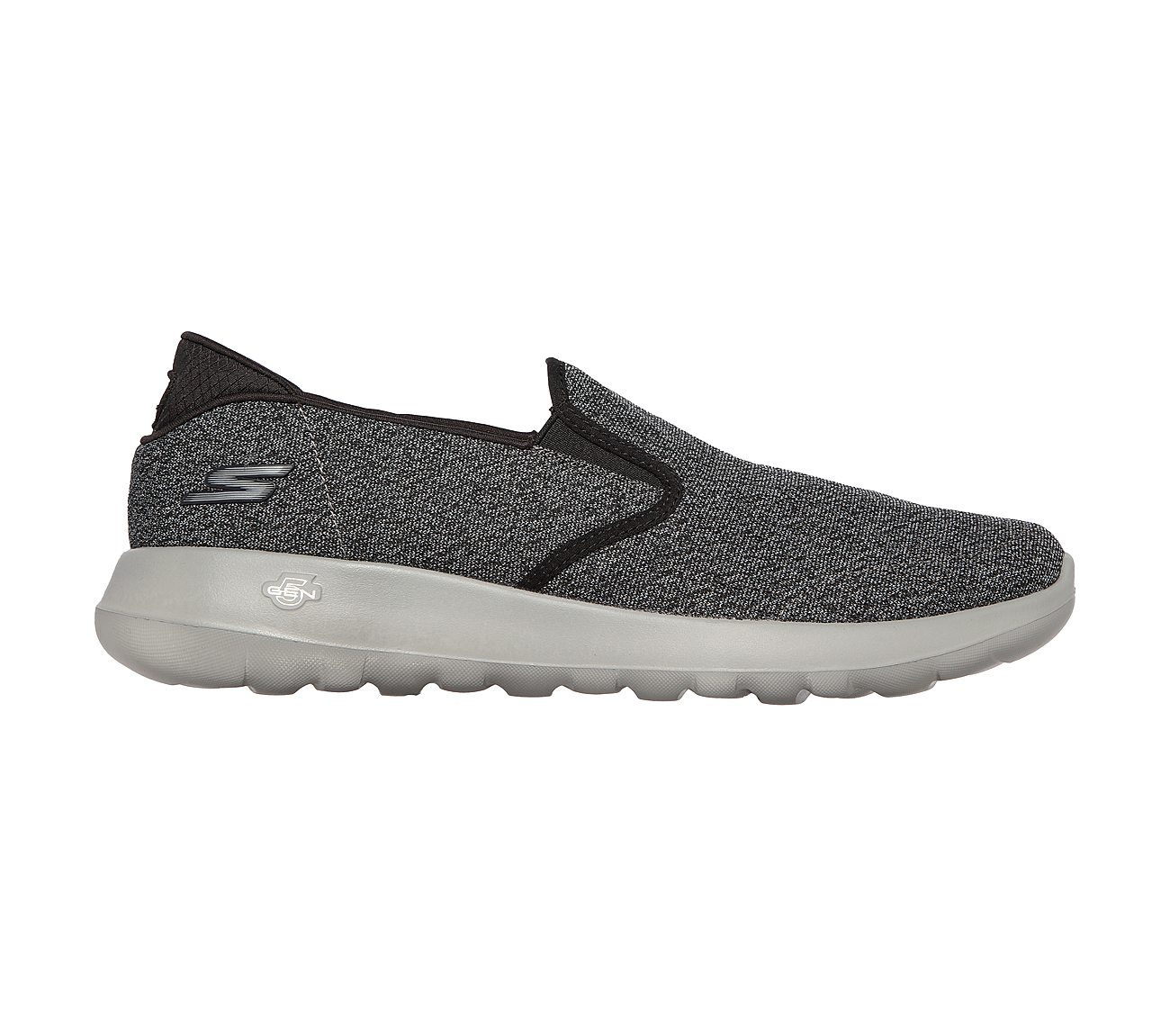 GO WALK MAX - MEADOWS, BLACK/GREY Footwear Right View