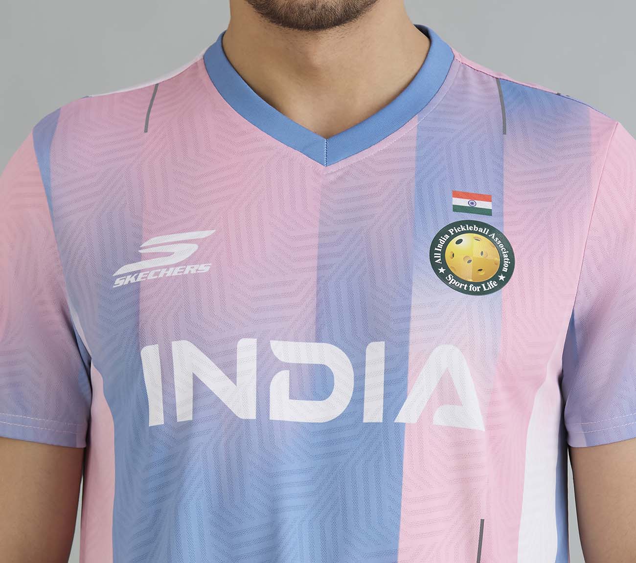 AIPA MENS PLAYER EDITION MATCH JERSEY, SILVER/WHITE/PINK