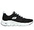ARCH FIT-COMFY WAVE, BLACK/LAVENDER Footwear Lateral View