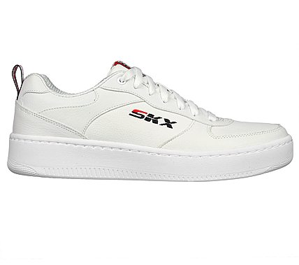 SPORT COURT 92, WHITE/NAVY/RED Footwear Right View