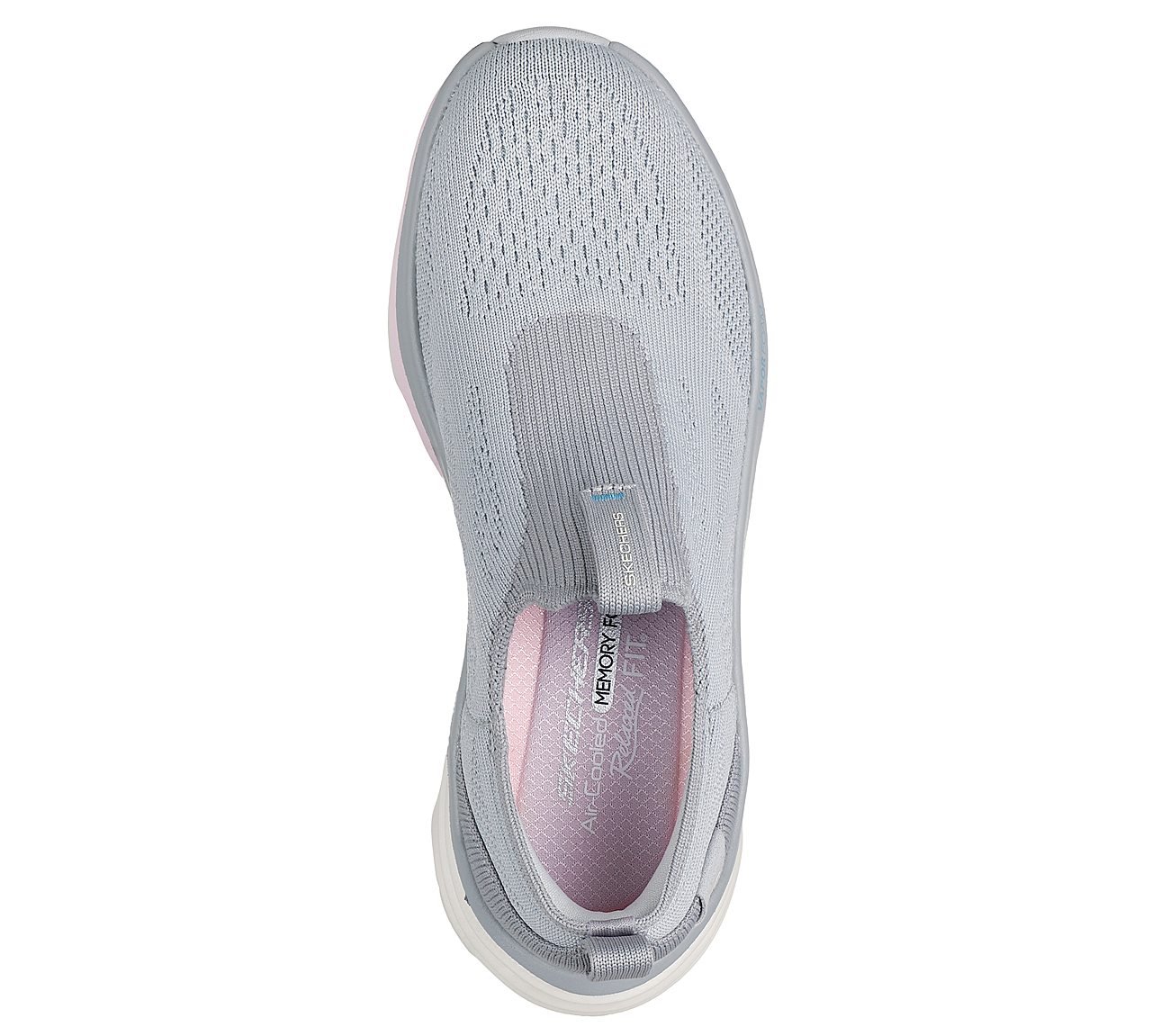 D'LUX VAPOR-PURE STRIDE, GRAY/PINK Footwear Top View