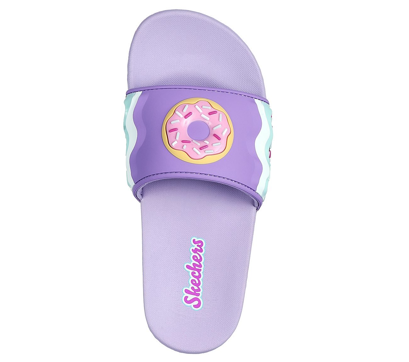 GAMBIX III - SWEET SLIDES, LAVENDER/PINK Footwear Top View