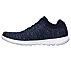GO WALK LITE - FLORET, NAVY/WHITE Footwear Left View
