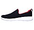 GO WALK MAX-DEED, NAVY/RED Footwear Left View