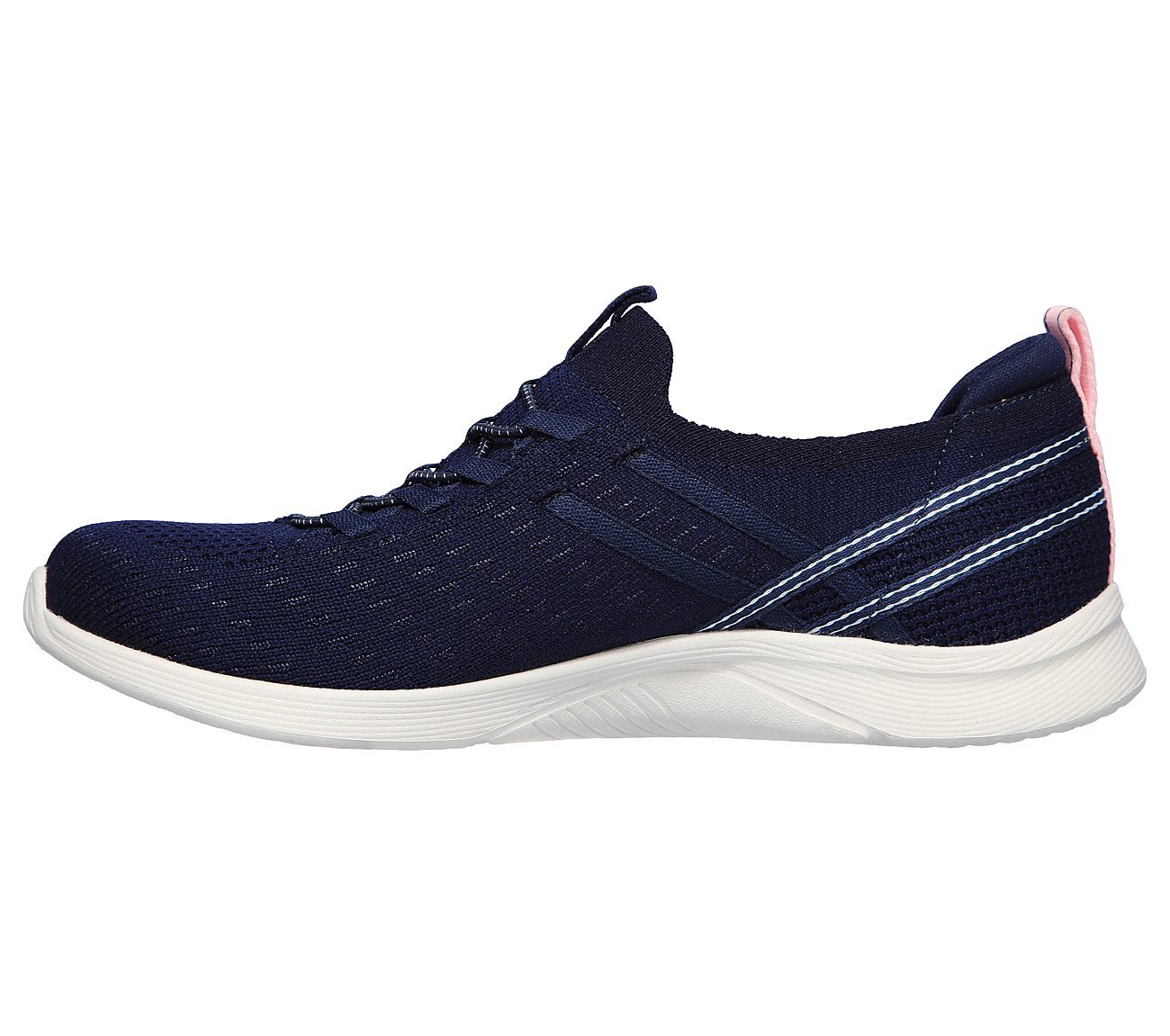 ESLA - EVERY MOVE, NAVY/PINK Footwear Left View