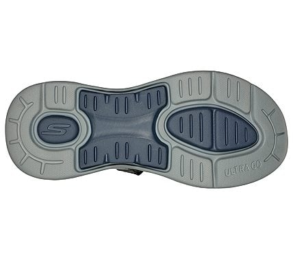 GO WALK ARCH FIT SANDAL-MISSI, BLACK/NAVY Footwear Bottom View