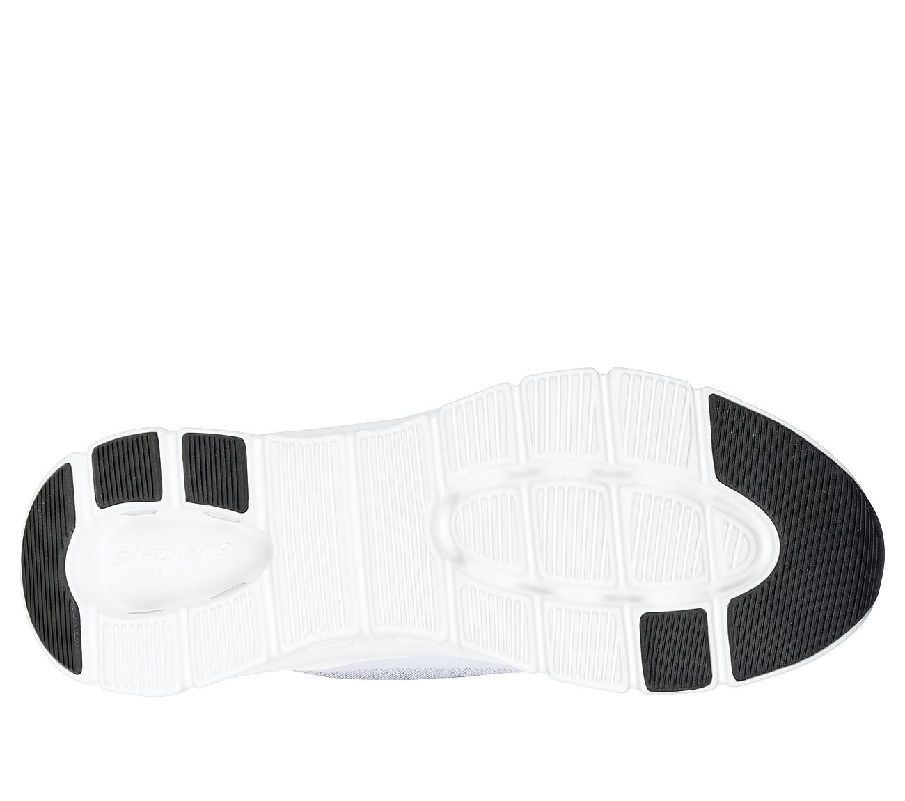 ARCH FIT GLIDE - STEP PRO, WHITE BLACK Footwear Bottom View