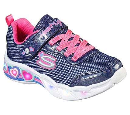 SWEETHEART LIGHTS-SHIMMER SPE, NAVY/MULTI Footwear Right View