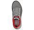 GO WALK 6 - AVALO 2, GREY/RED Footwear Top View