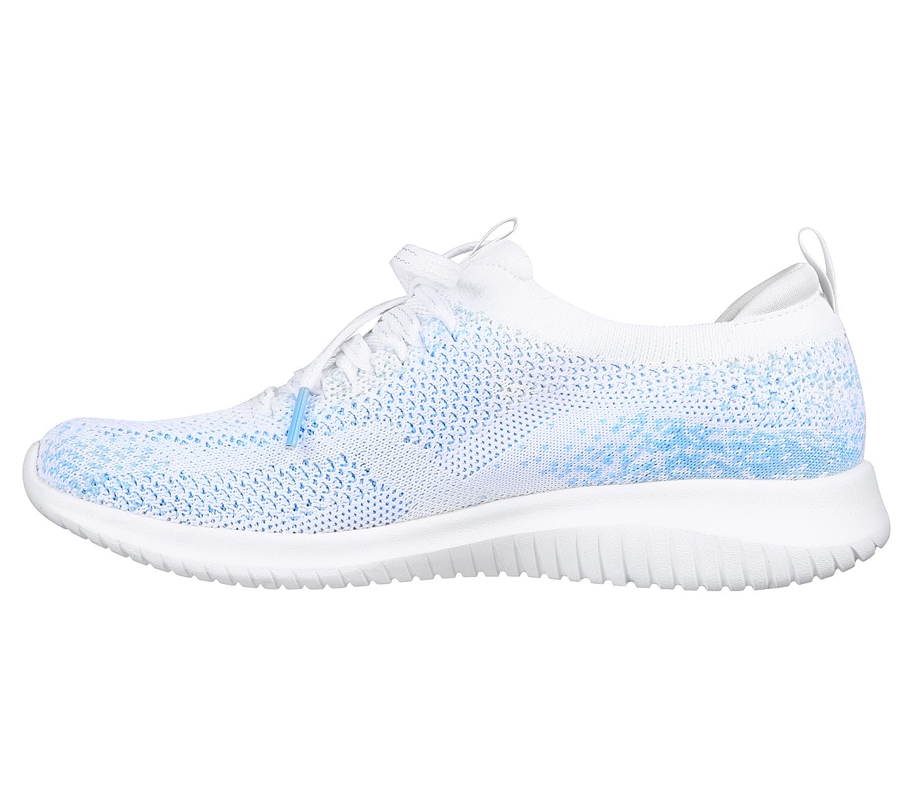 ULTRA FLEX-TWILIGHT TWINKLE, WHITE/LIGHT BLUE Footwear Left View