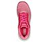 GO WALK JOY, HOT PINK Footwear Top View