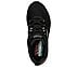 D'LUX FITNESS - KASTER, BLACK/WHITE Footwear Top View