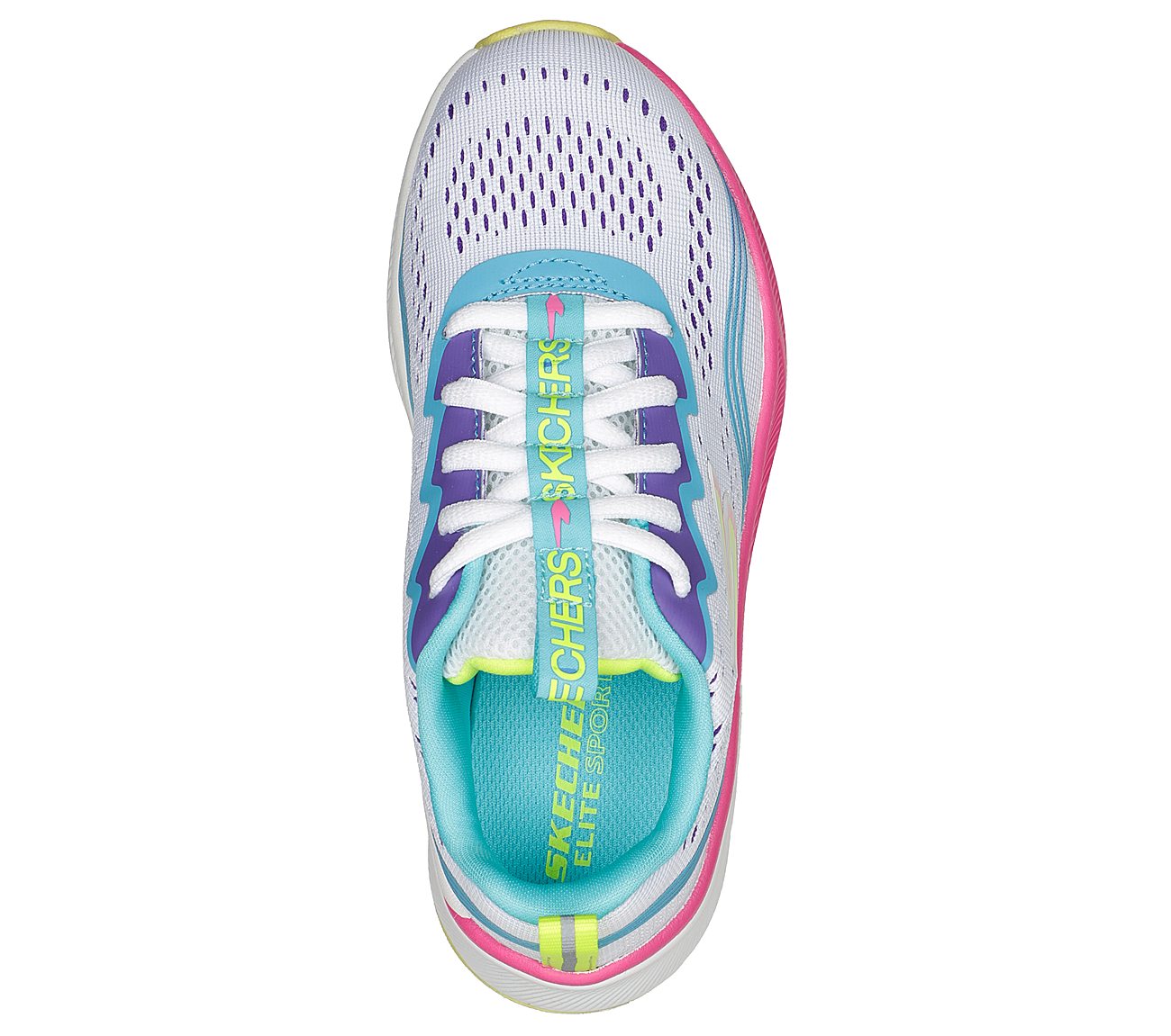 ELITE SPORT PRO- RADIANT SQUA, WHITE/MULTI Footwear Top View