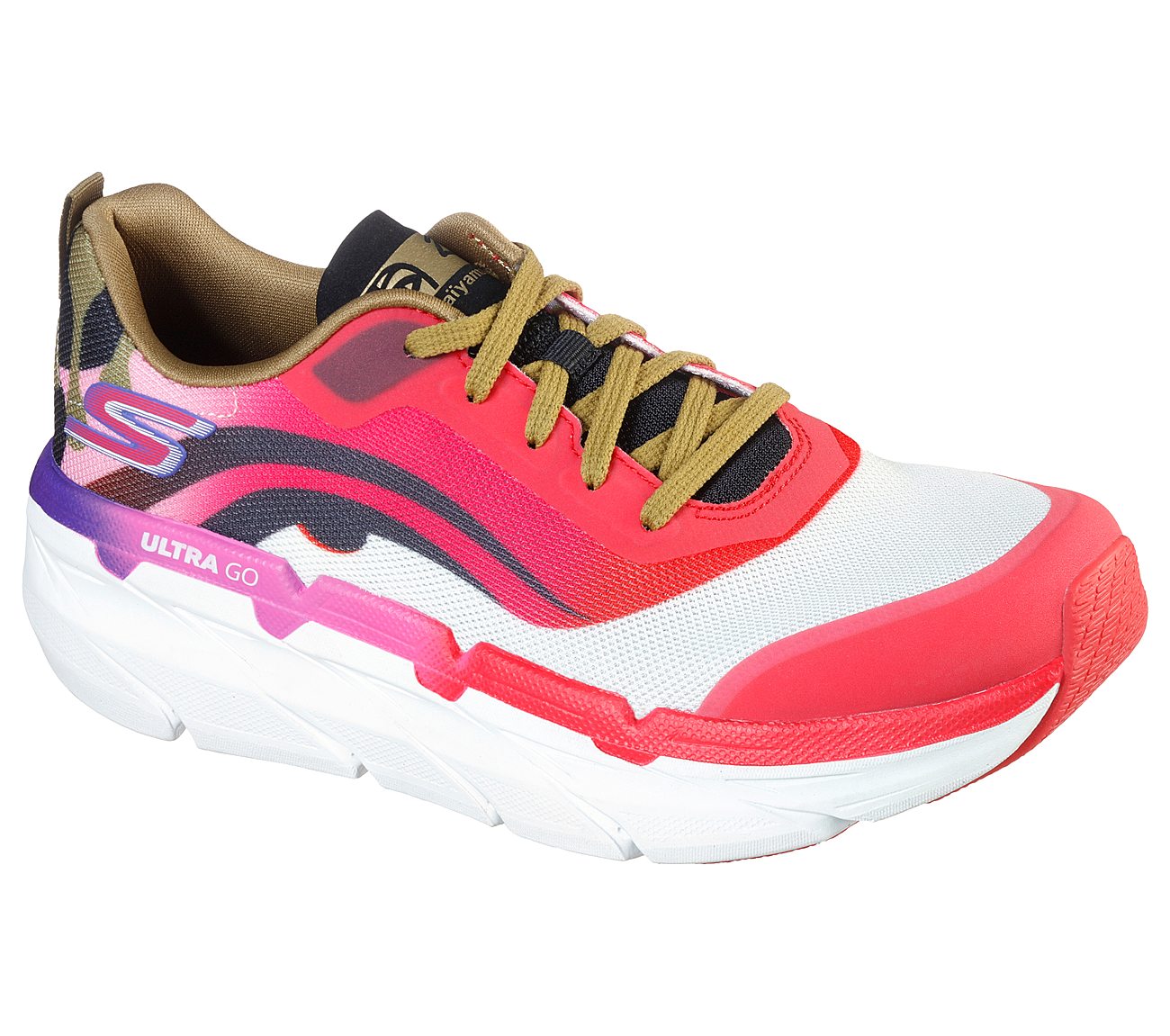 MAX CUSHIONING PREMIER-KY NAD, WHITE/MULTI Footwear Right View
