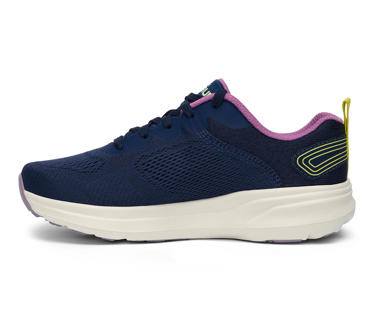 GO RUN PURE, NAVY/MULTI Footwear Left View